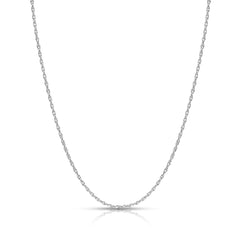 Minimalist Silver Unisex Link Chain