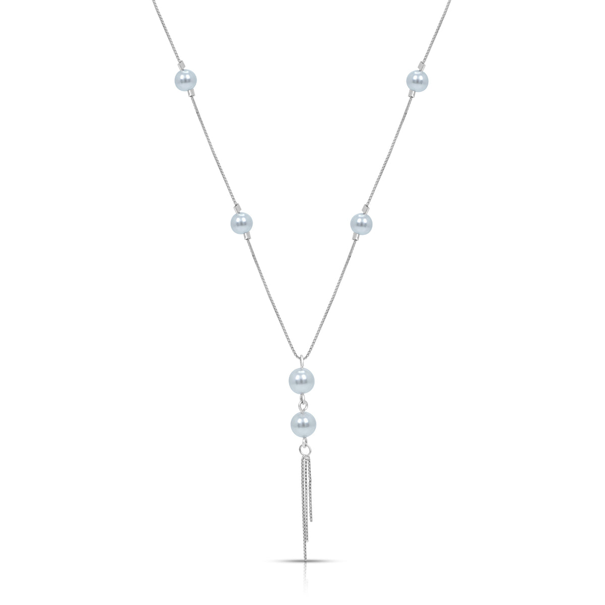 Ocean Peral Drop Pendant with Link chain