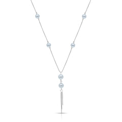 Ocean Peral Drop Pendant with Link chain