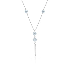 Ocean Peral Drop Pendant with Link chain
