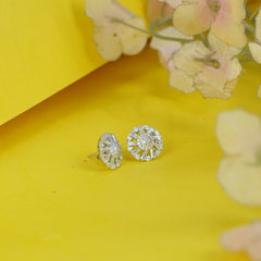 Silver Irish Daisy Studs Made Using Premium 925 Sterling Silver