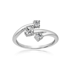 Starlit Sliver Trio Ring