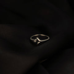 Sterling Silver Whale Tail Ring