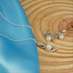  Moonlit Grace Pearl Necklace Set