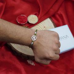 Shree Symbol Silver Rakhi