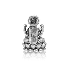 Lotus Lakshmi Idol in 925 Silver