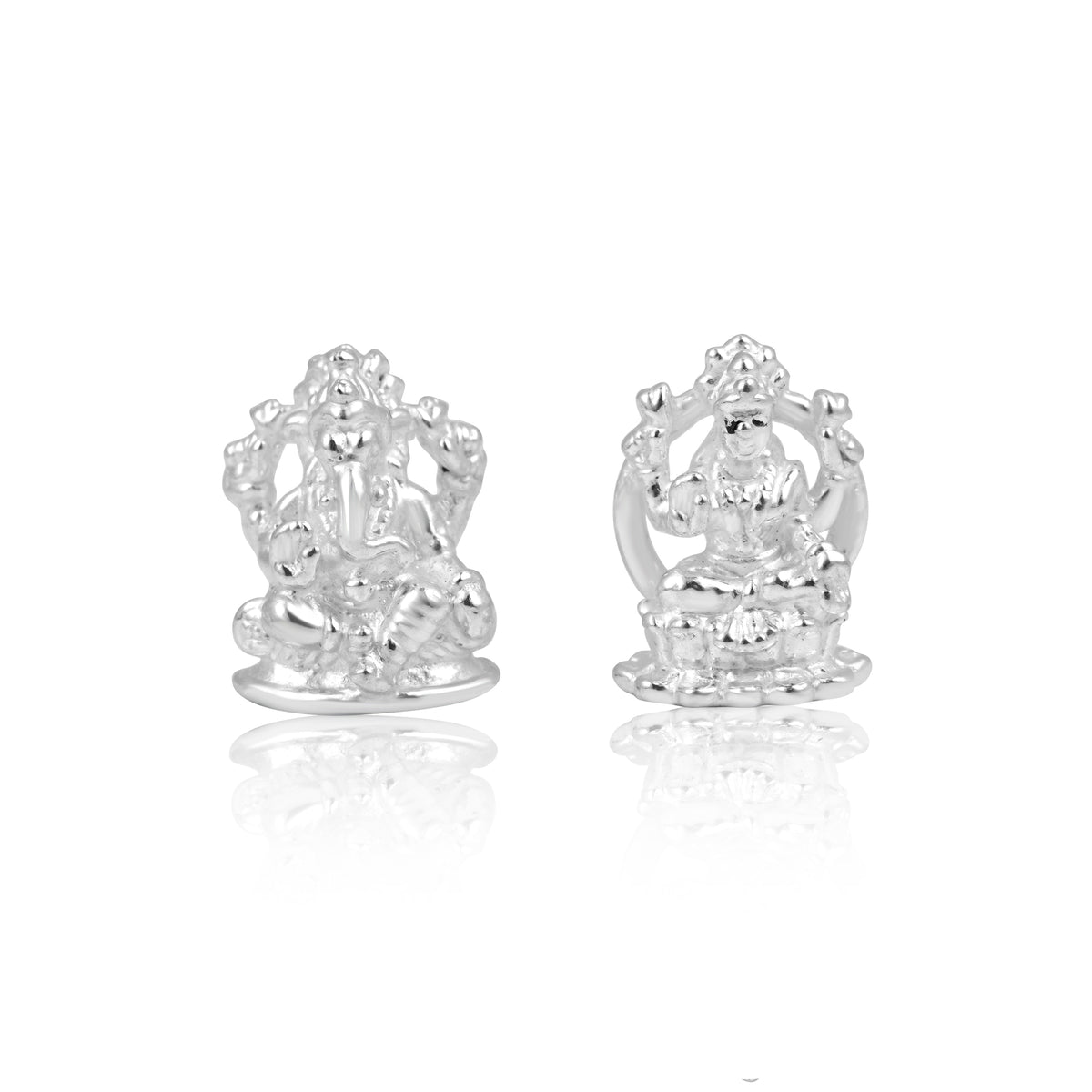 925 Silver Lakshmi Ganesh Idol Set