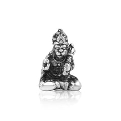 Guardian of Faith – Silver Hanuman Ji Idol