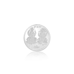 10gm Silvanza 999 Pure  Silver Laxmi Ganesh Coin – Shubh Labh Special
