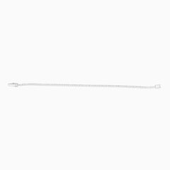 Timeless Round-Cut Silver Bracelet