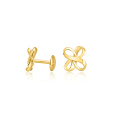 Forever Fold Gold Earrings