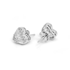 Kingdom of Heart Silver Studs