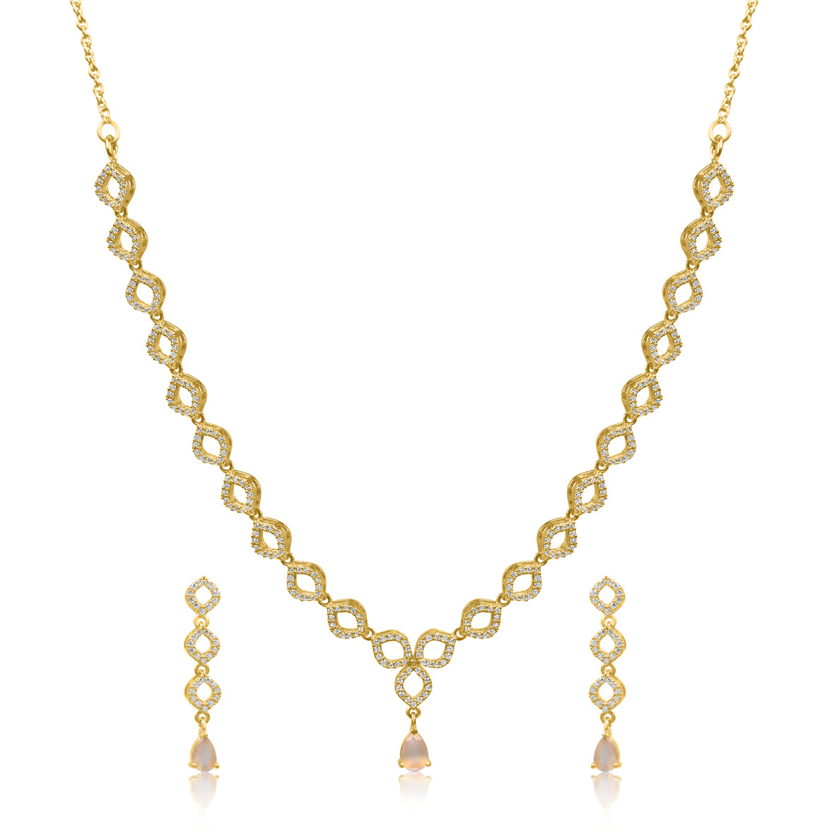 The Infinity Drop Necklace Set