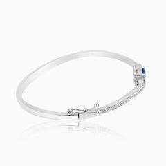 Blue Crystal Cuff Bracelet