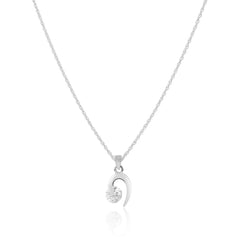 Edge of Radiance Silver Necklace Set  Made Using Premium 925 Sterling Silver