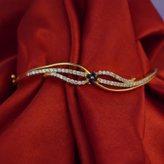 Midnight Bloom Gold Bracelet