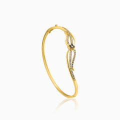 Midnight Bloom Gold Bracelet