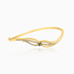 Midnight Bloom Gold Bracelet