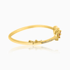 Ruby Royale Gold Bracelet